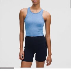 Lululemon Ebb to Street Cropped Racerback Tank Top